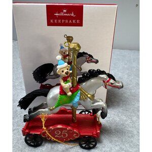 Hallmark Keepsake Christmas Ornament a Pony for Christmas 25th Anniversary Carou